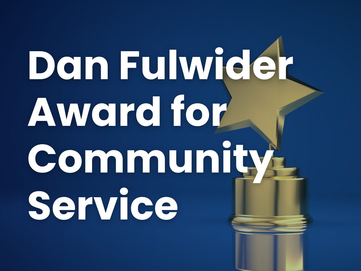 Now Accepting Nominations: Dan Fulwider Award for Community Service